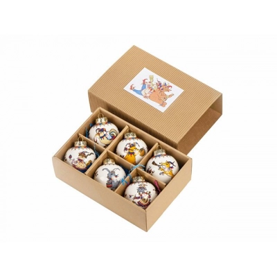 
                                                Set of 6 Christmas balls
                                                