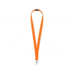 Lanyard with carabiner and breakaway safety lock