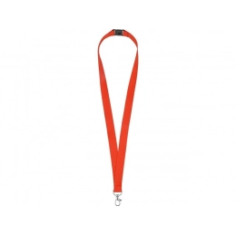 Lanyard with carabiner and breakaway safety lock