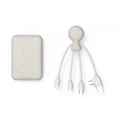 
                                            Внешний аккумулятор «BioPack» c кабелем «Mr. Bio», 5000 mAh
                                            