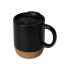 Cup with a cork bottom and a 