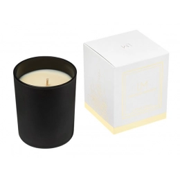 Aromatic candle in a black glass Mystery, Exclusive collection, 250 ml.