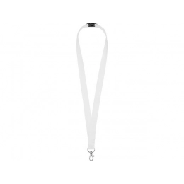 Lanyard with carabiner and breakaway safety lock