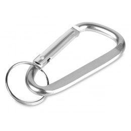 Carabiner keychain made of recycled aluminum 