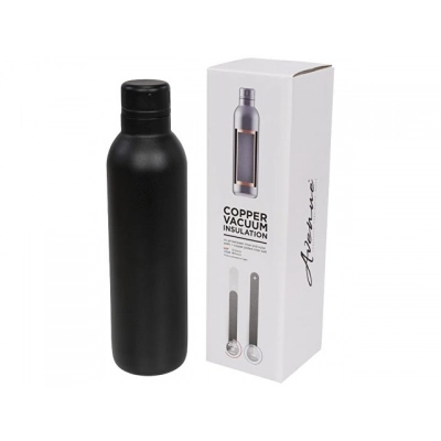 
                                                Vacuum thermos bottle with copper insulation 