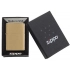 ZIPPO lighter with Brushed Brass coating