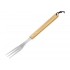 BBQ fork with wooden handle