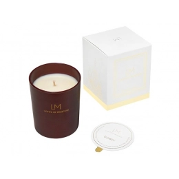 Aromatic candle in a burgundy glass Sunset, Exclusive collection, 250 ml.
