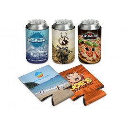 Bottle cover with full-color printing option.