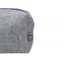 Cosmetic bag made of RPET felt with Cosmetic bag made of RPET felt with