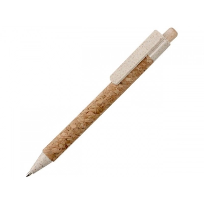 
                                                Ballpoint pen made of cork and recycled wheat 