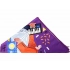 Triangular bandana with full-color printing capability