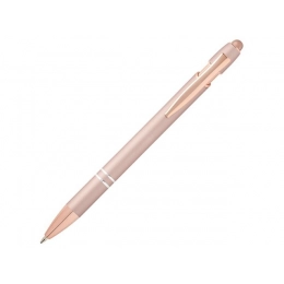 Ballpoint pen with rose gold finish 