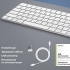 Беспроводная клавиатура Air Keyboard для MAC, Windows, 500 мАч, алюминий