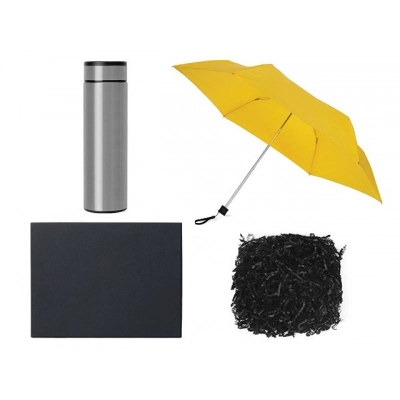 
                                                Gift set with umbrella and thermos
                                                