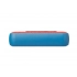 Portable charger with full-color fabric printing and custom silicone logo application.