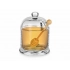 Glass honey jar with spoon 