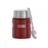 Food thermos with spoon 