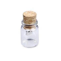A 16GB USB 3.0 flash drive in the form of a cork in a bottle.