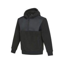 Unisex faux fur hoodie 