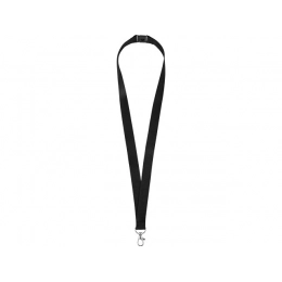 Lanyard with carabiner and breakaway safety lock