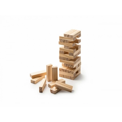 
                                                The game of Jenga RYMAN.
                                                
