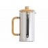 Френч-пресс в стальном корпусе и ручкой из бамбука «Coffee break» Френч-пресс в стальном корпусе и ручкой из бамбука «Coffee break»