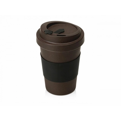 
                                                Coffee cup with silicone sleeve 
