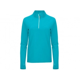 Sweatshirt with a zipper collar 