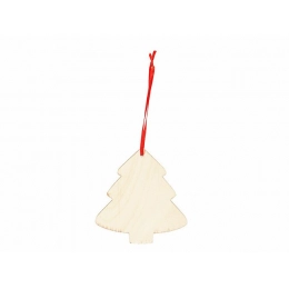 Wooden Christmas decoration JINGLE, Christmas tree.