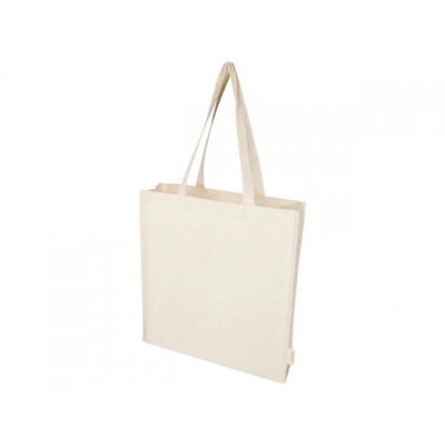 
                                            Eco-bag made of organic material with a full gusset 