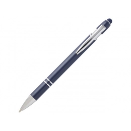 Ballpoint pen with silver finish 