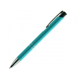 Metal ballpoint pen FAMILY MELAN, soft touch.