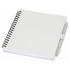 Set of a notebook and a plastic ballpoint pen 