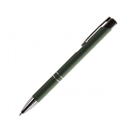 Metal ballpoint pen FAMILY MELAN, soft touch