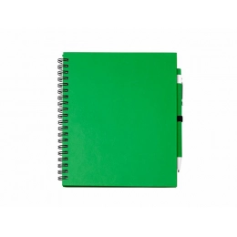 LEYNAX notebook with a ballpoint pen.