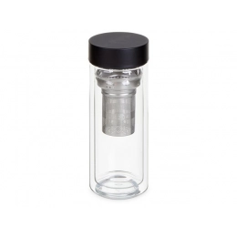 Glass thermos bottle 