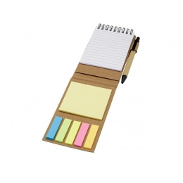 Блокнот «Flipper» со стикерами и шариковой ручкой