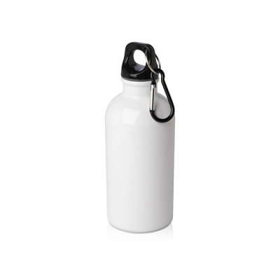 
                                                Single-walled water bottle with carabiner 