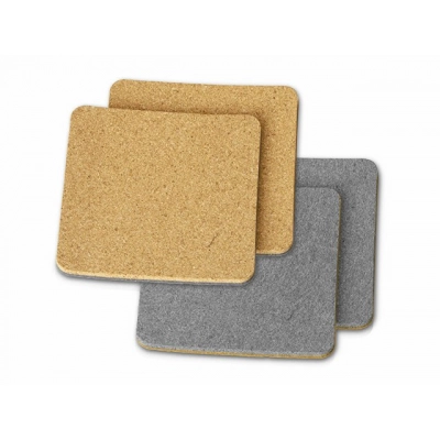 
                                            Набор костеров из пробки с фетром «Grit»
                                            