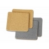 Set of coasters made of cork with felt Set of coasters made of cork with felt