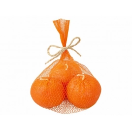 Набор свечей «Мандарины в сетке», без аромата