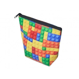 Cosmetic bag with full-color printing option