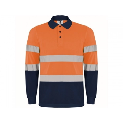 
                                                Polo shirt with reflective stripes 