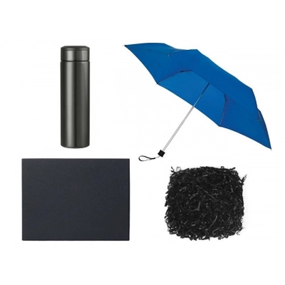 
                                                Gift set with umbrella and thermos
                                                