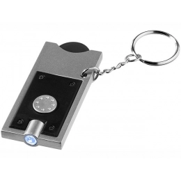 Coin holder keychain 