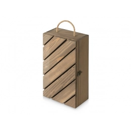 Коробка подарочная из массива дерева «Two-bottle box»