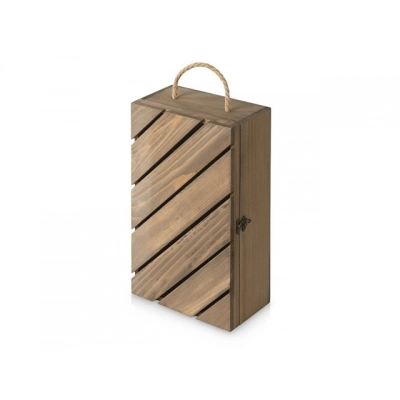 
                                                Коробка подарочная из массива дерева «Two-bottle box»
                                                