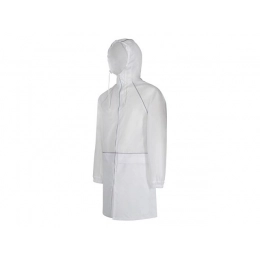 Raincoat with reflective edges 