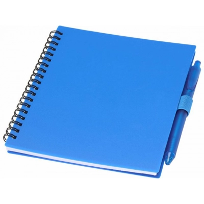
                                                Set of a notebook and a plastic ballpoint pen 